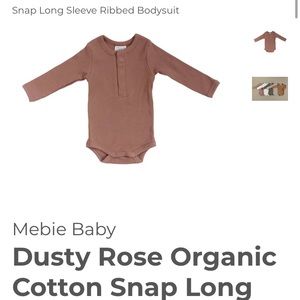 Mebie baby set of 2 henley onesies